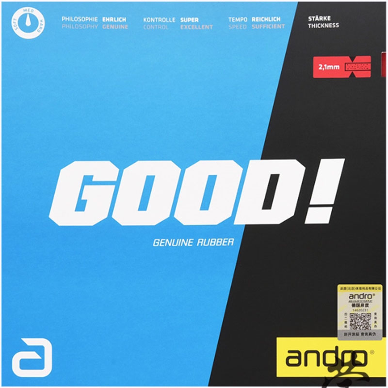 Table Tennis Racket - Andro GOOD Karet Tenis Meja Tidak