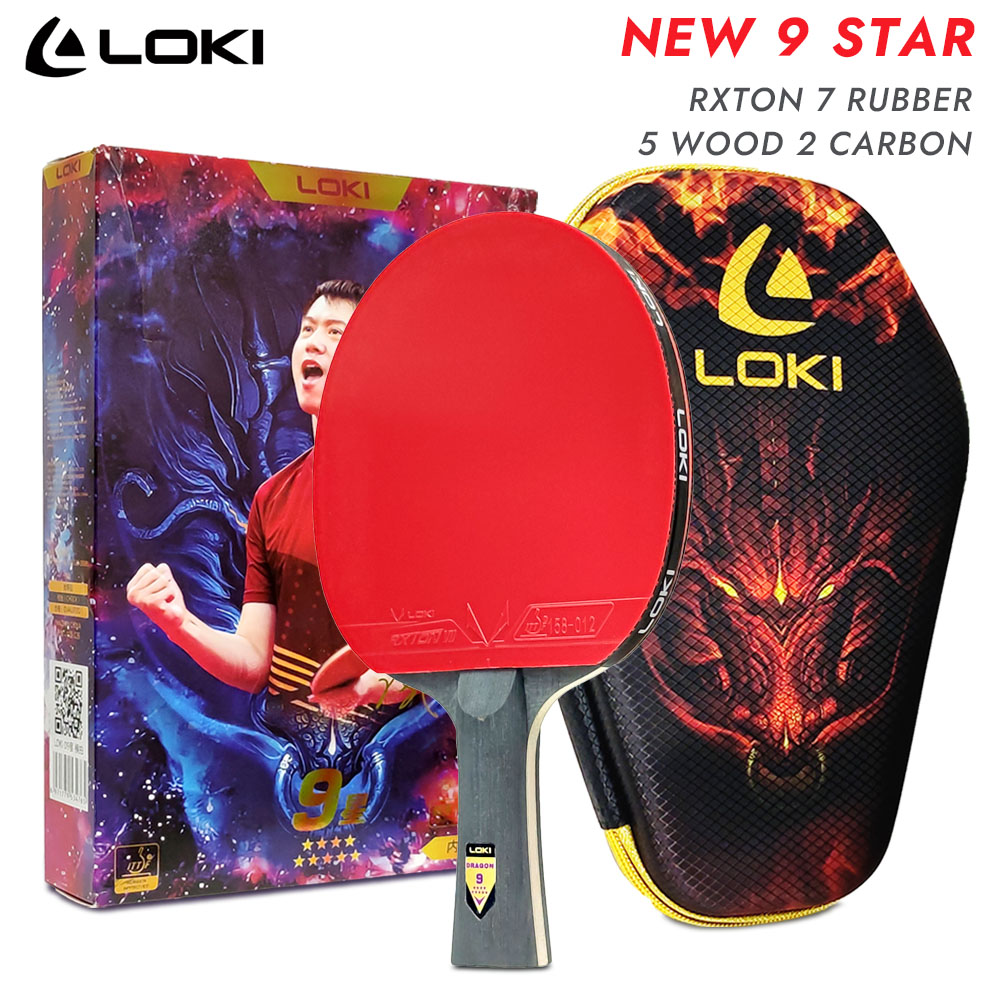 Table Tennis Zhang Jike - LOKI raket tenis meja 9 Star,