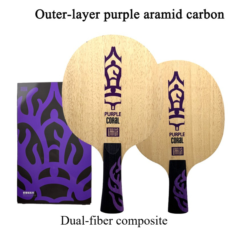 Table Tennis Racket - Raket Tenis Meja Meteor Purple Coral,