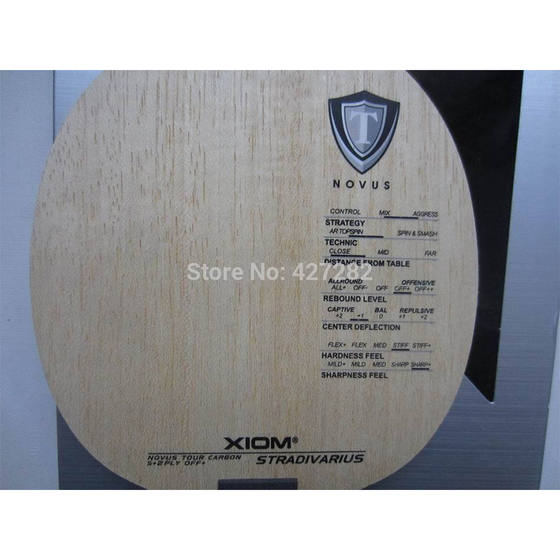 Blade tenis meja XIOM STRADIVA - Table Tennis Racket ulasan dan harga