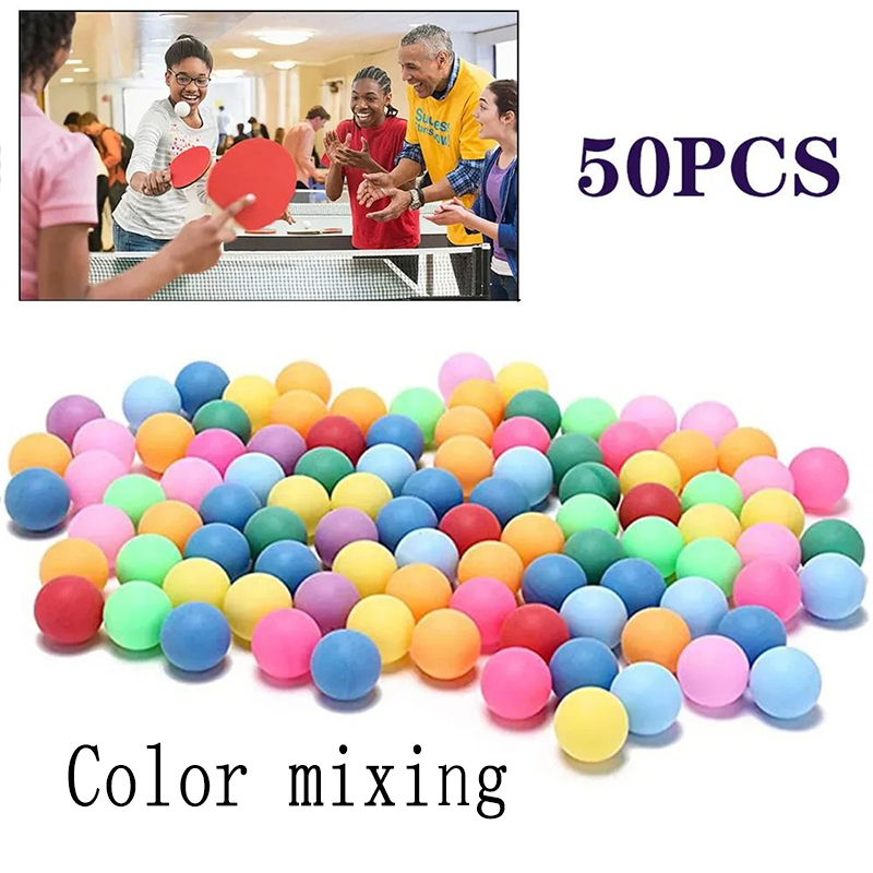 50 Buah Bola Ping Pong Plastik - Table Tennis Olympics ulasan dan harga