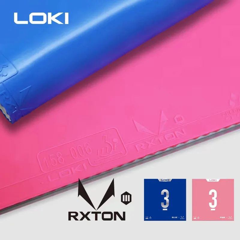 LOKI RXTON 1 & 3 karet tenis m - Table Tennis Loki ulasan dan harga