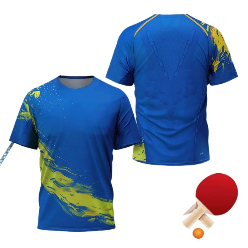 Kaus Grafis Tenis Meja CHINA D - Table Tennis Zhang Jike ulasan dan harga