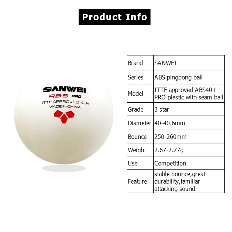 6 buah/kotak, Bola Tenis Meja  - Table Tennis Olympics ulasan dan harga