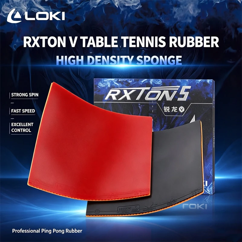 LOKI RXTON 5, Lapisan Karet un - Table Tennis Loki ulasan dan harga