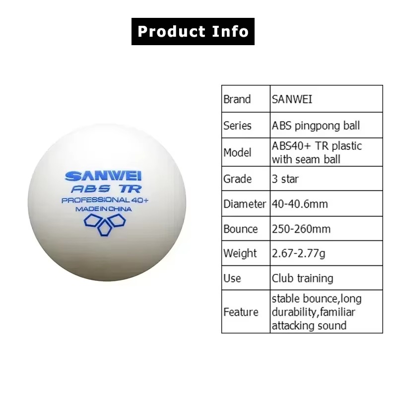 50/100 buah Bola Tenis Meja SA - Table Tennis Olympics ulasan dan harga